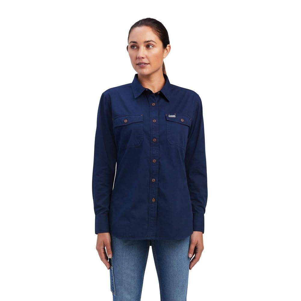 Ariat Women's Rebar Washed Twill Work Shirt
