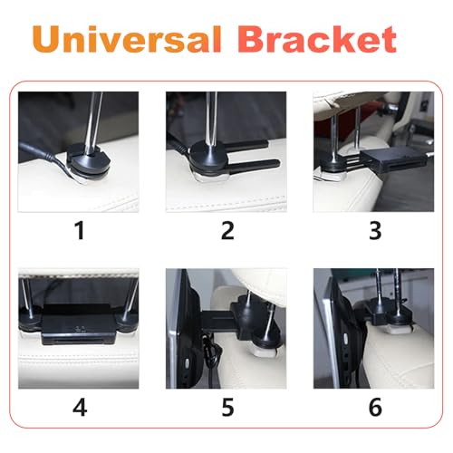 Image of 11.6 inch Car TV Headrest Monitor for Back Seat, 4K Android Tablet Portable Rear Entertainment System, Support Phone Wireless MirrorLink, with WiFi /HDMI /USB /Video Player, 2G+32G (1*PCS)
