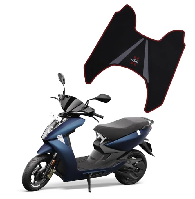 KONAYA Ather 450X 3D Footmat Washable Floor Mat/Foot Mat for Ather 450X Electric Scooter Two Wheeler 3D Color Mat's (Black)-image-30