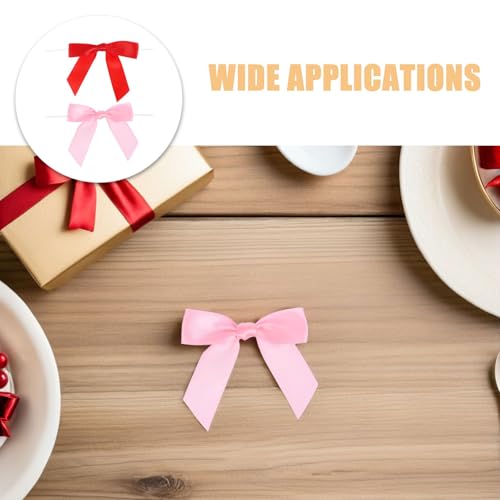 Mini lazos de manualidades para decorar regalos pequeños sin hacer nudos 4