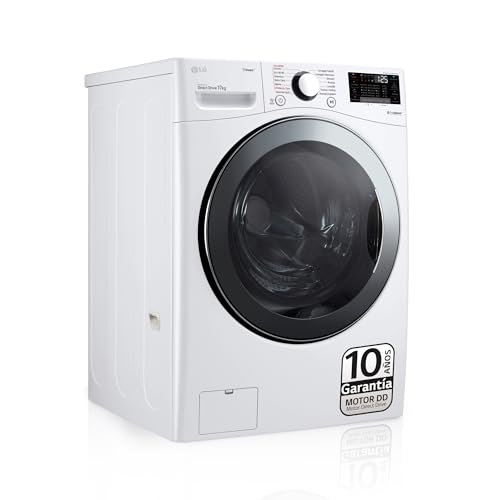 LG F1P1CY2W - Lavadora Inteligente, 17kg, 6 Motion Direct Drive, 1100rpm, Carga Frontal, TurboWash...