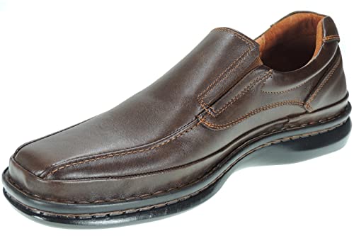 Mocasines cómodos de piel Cactus Crispino talla 49 para pies grandes