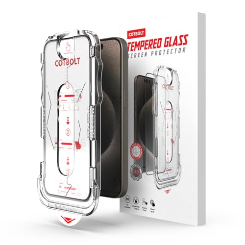 Image of 9H+ Tempered Glass Compatible With iPhone 14 Pro Max(6.7 Inch) Full Screen Protector [Military Grade Shatterproof & Longest Durable] Screen Protector 14 Pro Max Tempered Glass