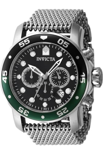 Invicta Men's 47631 Pro Diver Automatic Chronograph Black Dial Watch