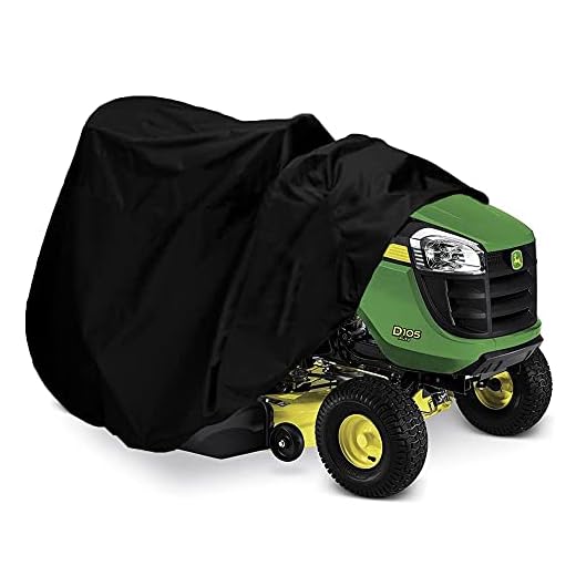 Indeed BUY Riding Lawn Mower Cover, Waterproof Tractor Cover Fits Decks up to 54",Heavy Duty 420D Polyester Oxford, Durable, UV, Water Resistant Covers for Your Rider Garden Tractor 72"L x 54"W x 46"H