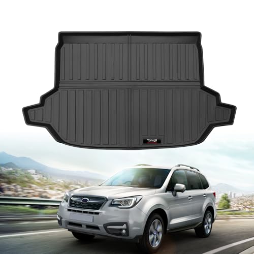 Pet-friendly Padded Cargo Liner - 2024 Subaru Crosstrek 3 Custom for 2013-2018 Subaru Forester Cargo Mats Trunk Liner All Weather TPE Protection Mat Accessories (for 2013-2018 Subaru Forester)
