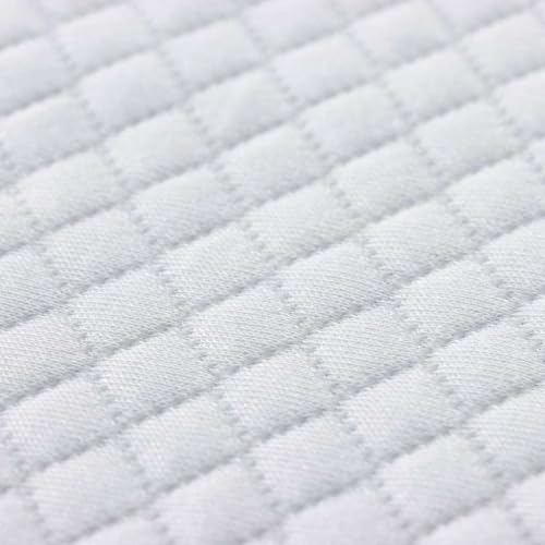 Vidaxl Materasso Topper 100 X 200 Cm Bianco, Traspirante In Schiuma Di Memoria, Poliestere, Stile Moderno, Comodo, Supporto, Finitura Opaca, Asciugatura All'aria, Essenziale Per Interni, Decorazione - 8