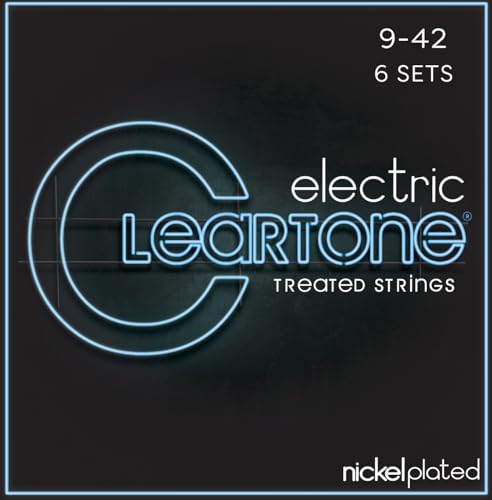 Cleartone Nickel Plated Steel Electric Guitar Strings (6-Pack) (9409-6)