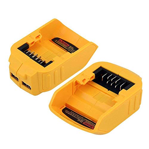 weqcter 12V/20V Max USB Power Source for Dewalt DCB090 Converters Fit for Dewalt 20V 12V Battery
