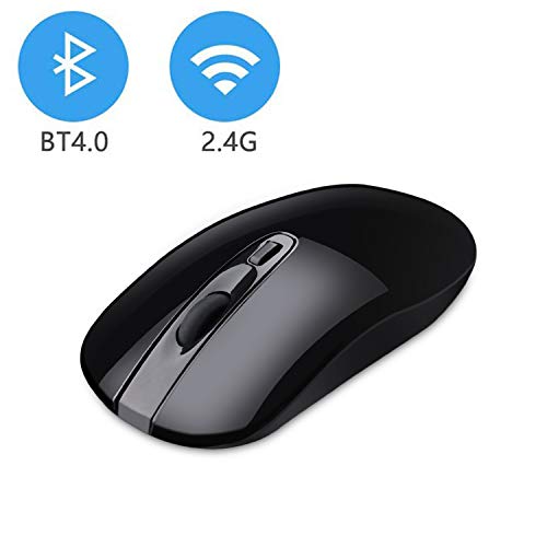 Cimetech Wireless Bluetooth Mouse with Nano Receiver, Less Noise and Mute Silent Click