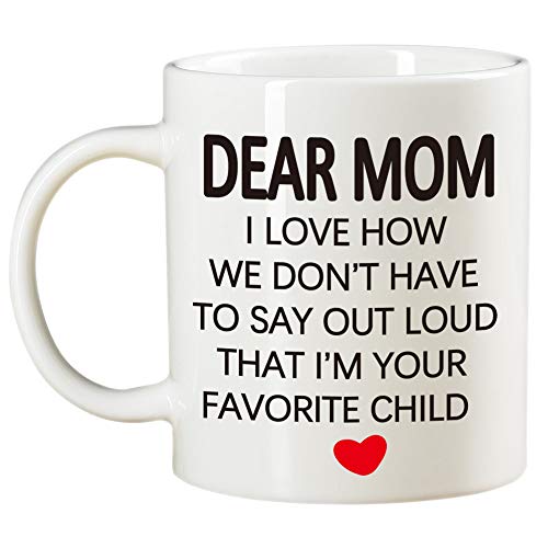 AMRIU Gifts for Mom Mothers Day Gifts from Daughter Son, Funny Ceramic Coffee Mug: Birthday Gifts for Grandmother, Mother in Law, Step Mother, Her &Women Who Love Coffee Cups,Unique Mothers Gifts-11oz