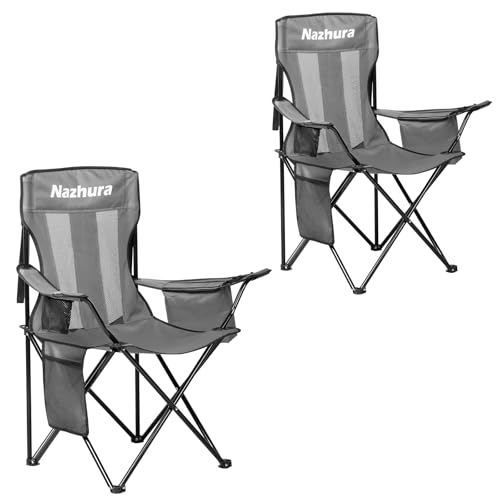Nazhura 2 Pack Outdoor Camping Chairs...
