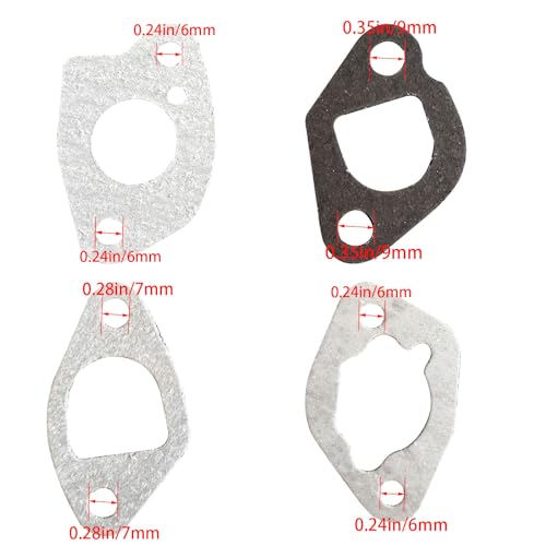 Image of Gasket Kit Compatible with Predator 212cc GX160 GX200 168F and Clone Engines & Generators Cylinder Head Valve Cover Carburetor Muffler Crankcase Gasket with Oil Seals generators Gasket Kit