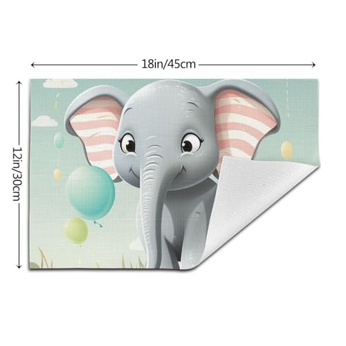 Sets de table en PVC tissé antidérapants pour repas de mariage et fêtes - 3
