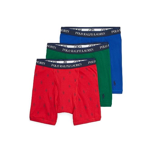 POLO RALPH LAUREN mens 3-pack Classic Fit Boxer Briefs