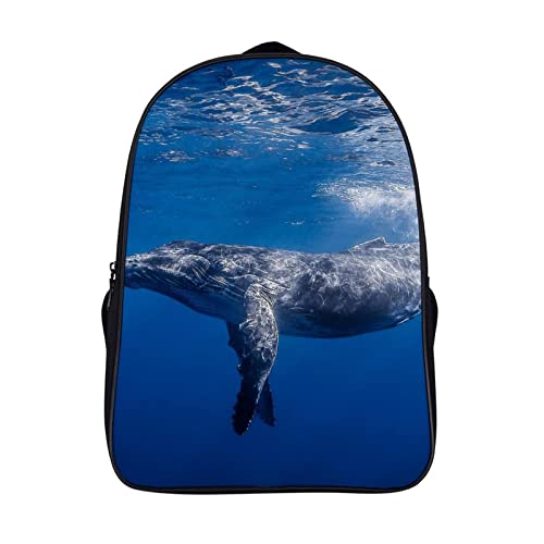 Sac à dos pour enfants adultes animal whale travel fonctionnel 40cm