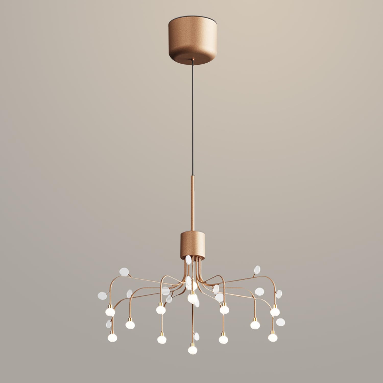 HXYSXHJUO LED Chandelier Firework Pendant Light Fixture Sputnik Ceiling Lamp Modern 28W Hanging Chandeliers Dining Table Suspension Lamps Bedroom Living Room Lighting Fixtures