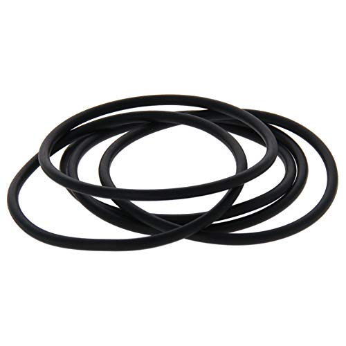 Heyiarbeit 外径52mm 内径47.2mm 幅2.4mm 5個入り Oリング Oリングセット O型リング ニトリルゴム シリコーンOリング ゴムガスケット ゴムリングセット ラバー パッキン 耐熱 耐油 防水 機械修理 車 エアコン 完全密封 K