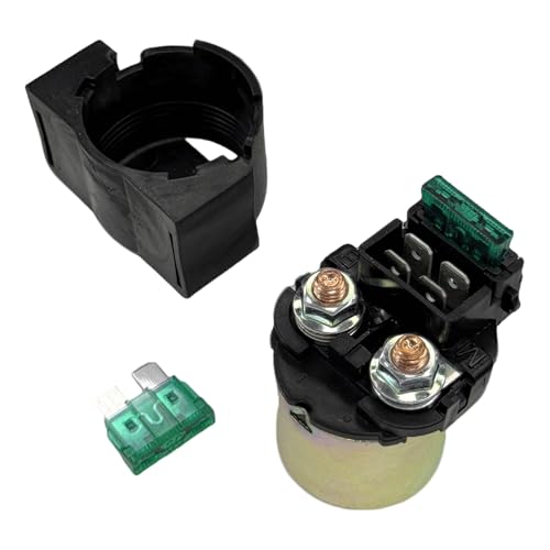 CCNU Starter Solenoid Relay for Kawasaki Bayou 220 KLF220 1988-2002 Bayou 250 KLF250 2003-2010 KLX650 VN800 Vulcan 800 1996-2005 Honda VT750C Shadow Suzuki GSXR750 ATV Starter Relays Replacement