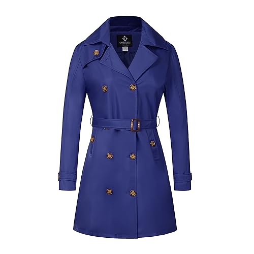 ジャケット・アウター MAXI-LENGTH DOUBLE BREASTED COAT Miluxas Men's Oversized Long Faux Wool Blend Trench Coat