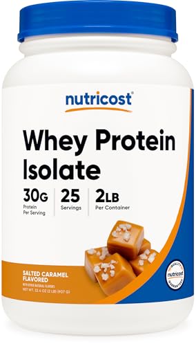 Image of Nutricost Whey Protein Isolate (Salted Caramel) 2LBS