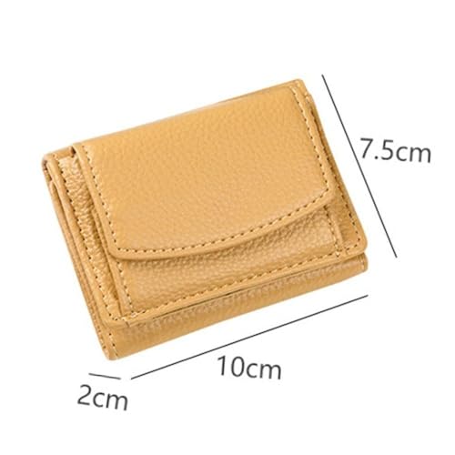 PU Wallet with Cash Slot Short Wallet Card Holder Organizer PU Money Bag for Women(Black)2