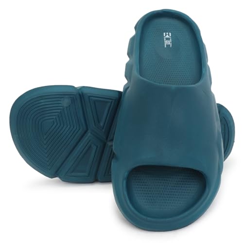 Image of Hygear Men's Warrior EVA Slides | Ultra Soft Cushion | Lightweight | Waterproof | Stylish |Anti-Skid | Comfortable Everyday Slides for Men