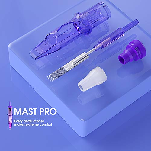 Mast Pro Tattoo Cartridges 20Pcs Disposable Needles Mixed Sizes 1205RL 1205RS