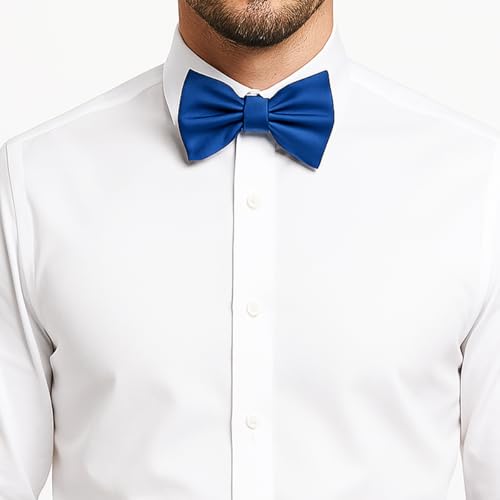 Image of TIE STUDIO Men's cummerbund, pocket square bowtie combo | micro | Superior finishing | Packaging - White Box | Size - adjustable & standard | pack of 3 |