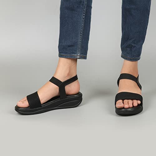 Image of Indifeet - platform heels sandals for women, stylish wedges ladies sandal, woman fashion latest wedge design, women's girls footwear, fancy ladies' flatforms trendy lady best