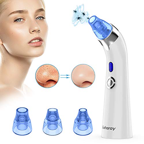 Blackhead Remover, Gahoroy Blackhead Vacuum Suction Remover, Electronic Pore Vacuum Cleaner, Acne Extractor Tool Set with LED Display for Facial Skin Treatment