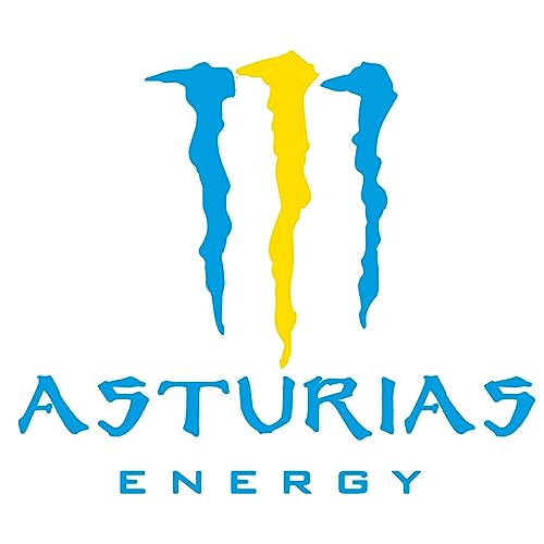 Custom Vinyl pegatina España Energy (10x9cm) (Asturias)