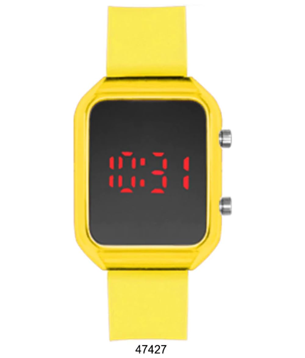 Montres Carlo4742 - LED Watch Yellow