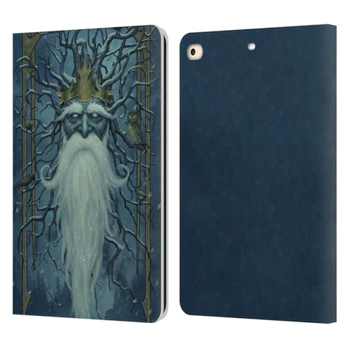 Étui portefeuille en cuir iPad 9.7 Head Case Designs Christos Karapanos