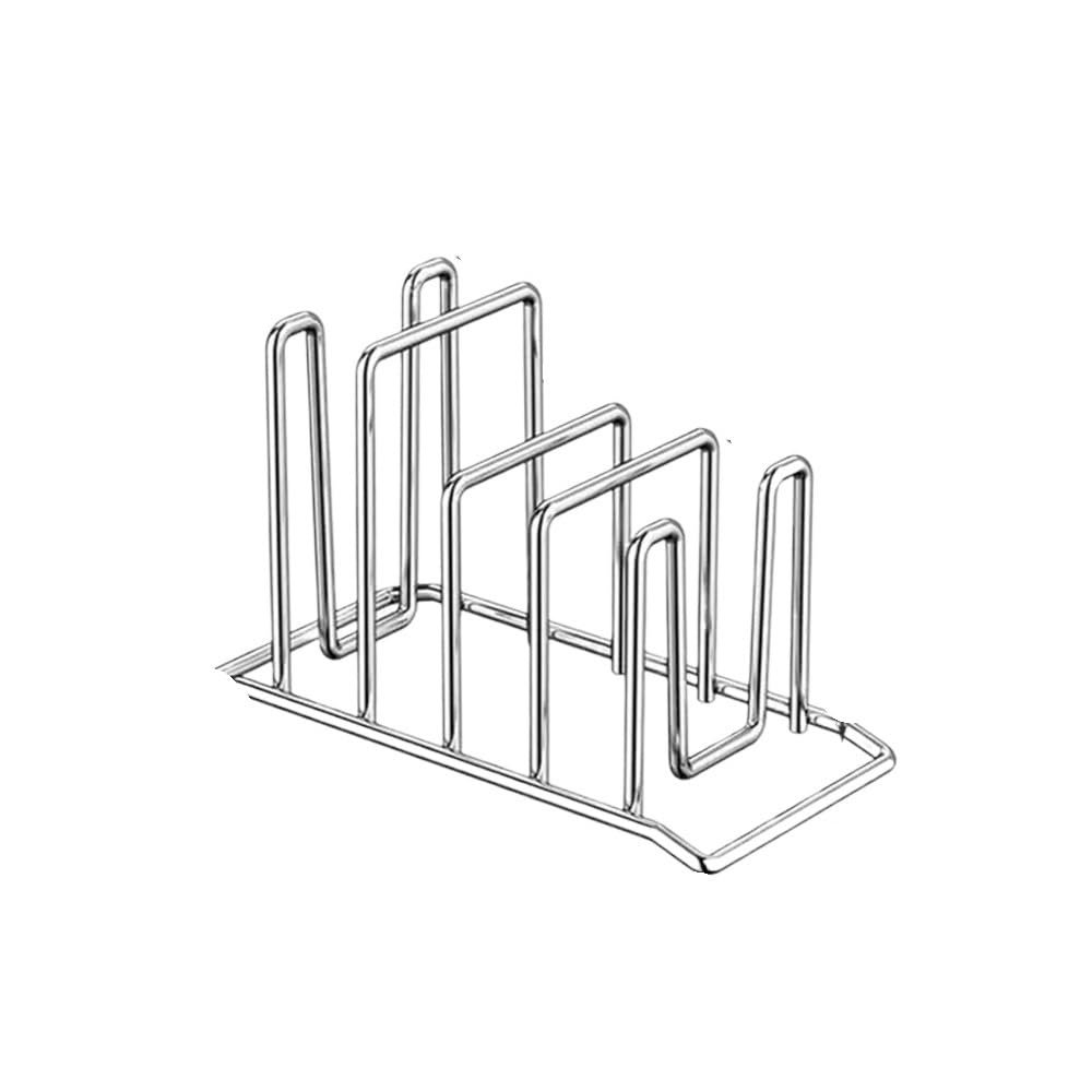 Stainless Steel Kitchen Storage Solution Rustproof Pot Lid Rack Storage(A1)