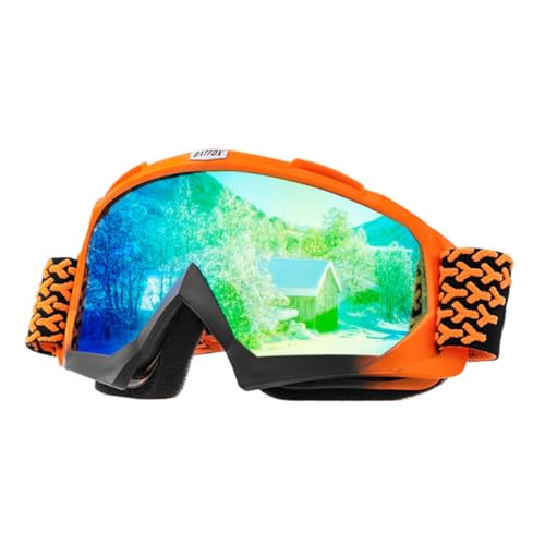 Zsling OTG Ski Snow Goggles, UV Protection Anti Fog Snowboard Goggles for Men Women Youth