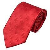 Donegal Bay Ohio State Buckeyes Scarlet Tone on Tone Necktie - NCAA Officially Licensed