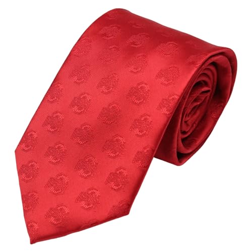 Donegal Bay Ohio State Buckeyes Scarlet Tone on Tone Necktie - NCAA Officially Licensed