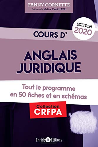 Télécharger Cours d'anglais juridique (CRFPA) livre En ligne