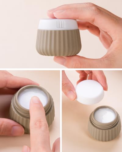 Image of Mrsdry Travel Bottles for Toiletries 8 Pack, Tsa Approved Travel Size Toiletries 3 oz, Travel Containers for Toiletries, with Clear Bag, Leak Proof Silicone Squeezable Travel Essentials Creams Jars