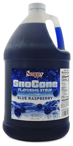Snappy Tigers Blood Sno Cone Syrup, 1 Gallon (128 ounces) Size, Ready to Use For Snow Cone Machines, Flavored Syrup for Shaved Ice, 14 Snow Cone Flavor Options