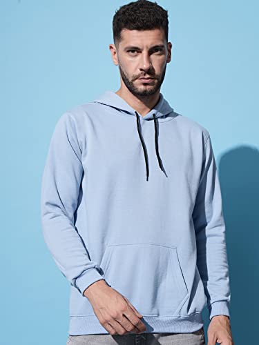 Image of Men's Cotton Blend Hooded Sweatshirt