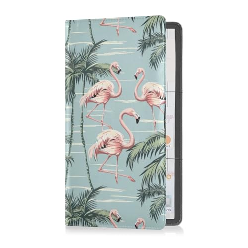 Organizador de guantera de cuero Flamingo miniatura 1