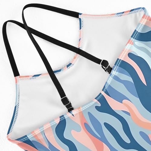 Girl's One Piece Swimsuit Colored Coral Beach Bathing Swimwear4