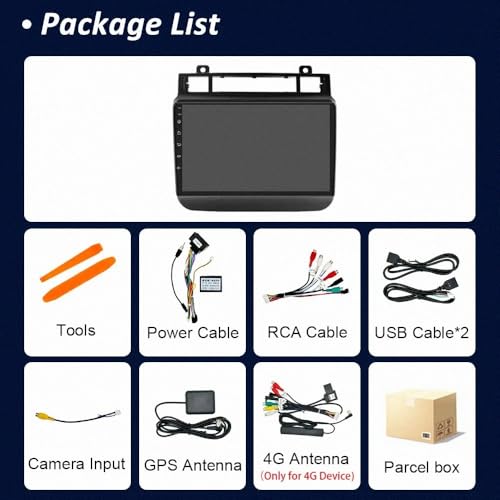 Radio coche 2 DIN para VW Touareg 2011-2017 con Carplay inalámbrico 7