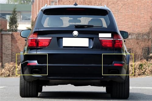 Reflector de parachoques trasero para BMW X5 E70 lentes rojas rotas 6