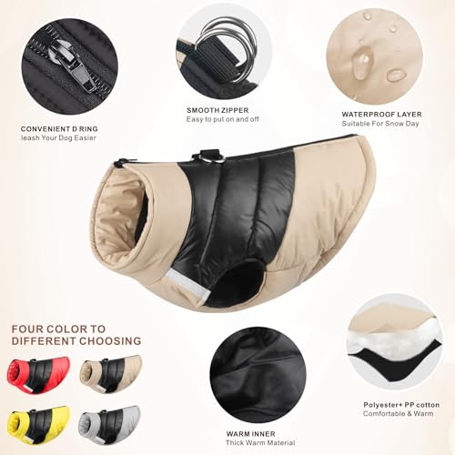 Idepet Haustier Hund Warm Mantel Jacke wasserdichte Kleidung Kleine mittlere große Haustier Hund Katze Bekleidung Bekleidung Frühling Herbst Winter