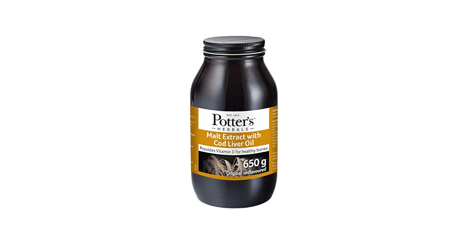 アンティーク◆Extract of Malt and Cod Oil ポット Amazon.com: Potter Malt Extract and Cod Liver Oil 650g