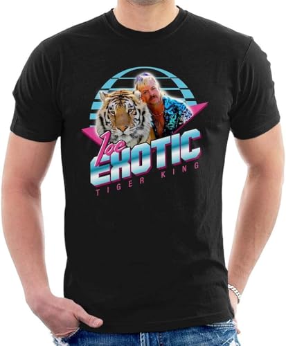 Joe Exotic 80s Retro Tiger King Men's T-Shirt Hemden(Large) für 23,99 EUR bei Amazon Bild: Joe Exotic 80s Retro Tiger King Men's T-Shirt Hemden(Large) für 23,99 EUR bei Amazon