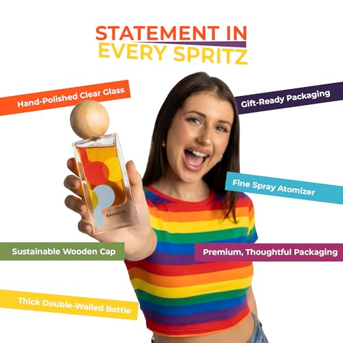 Image of Bop Rainbow Oriental Leather Eau De Parfum 80ml | Long Lasting Unisex Perfume for Man and Woman | Bold Notes of Rosemary, Patchouli & Leather | Premium Perfume Gift for Men & Women